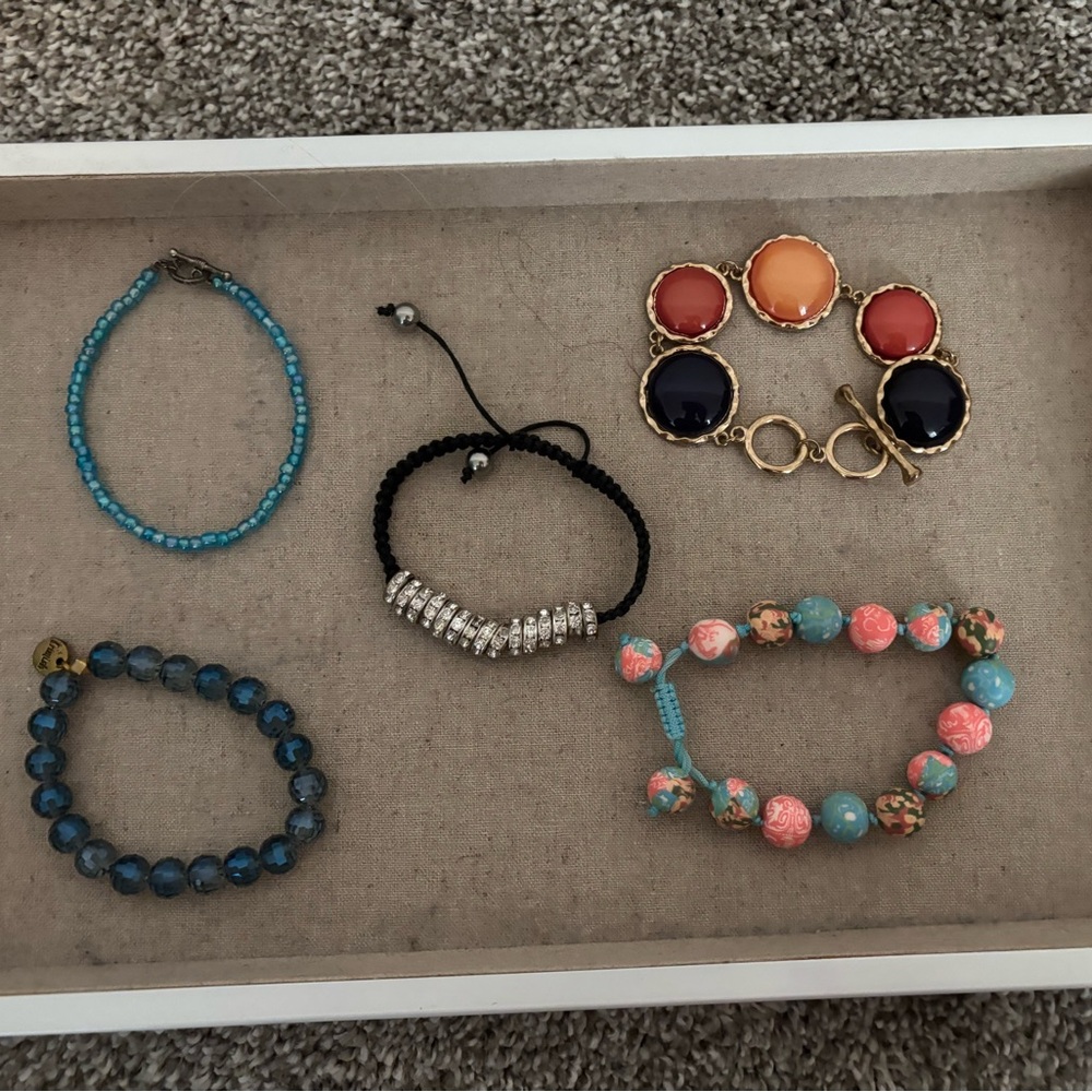 Colorful Beaded Bracelet Set